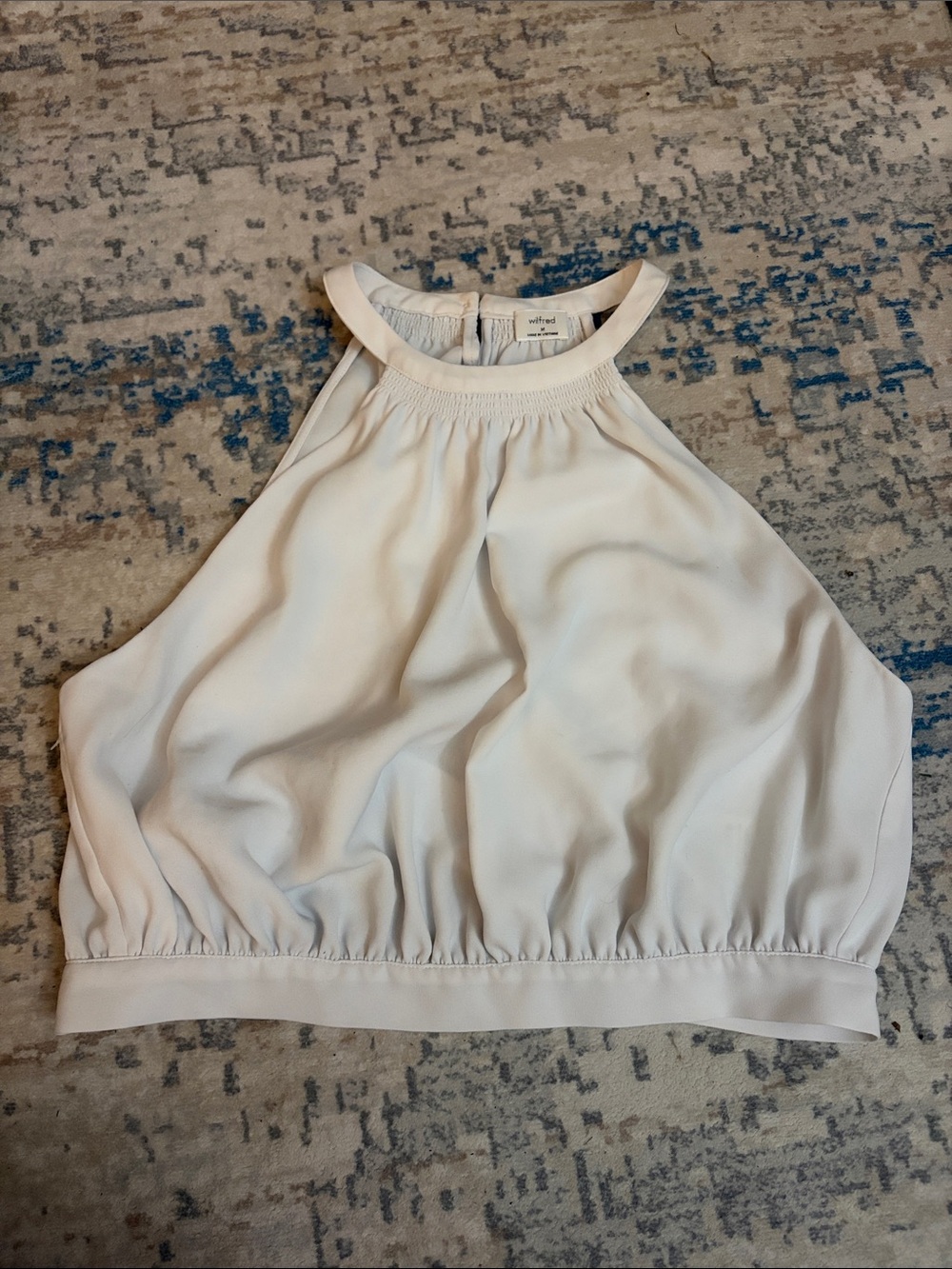 Aritzia Wilfred New Cadence Top White